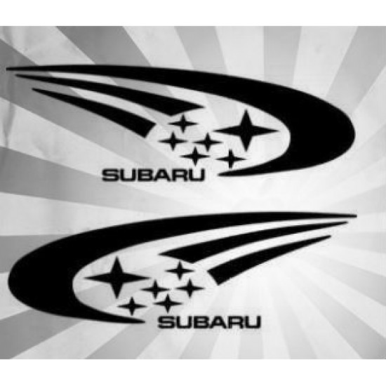 2x 4" Subaru Vinyl Decal Buy 2 get 3rd Free