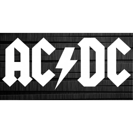  4'' AC/DC Vinyl Decal Buy 2 get 3rd Free