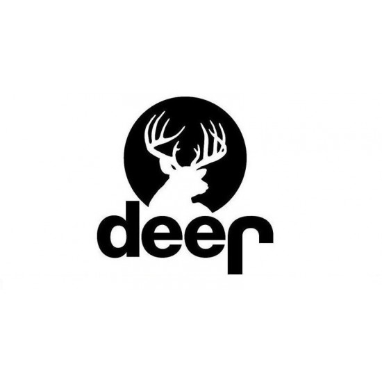 4" Deer Jeep Vinyl Decal Buy 2 get 3rd Free