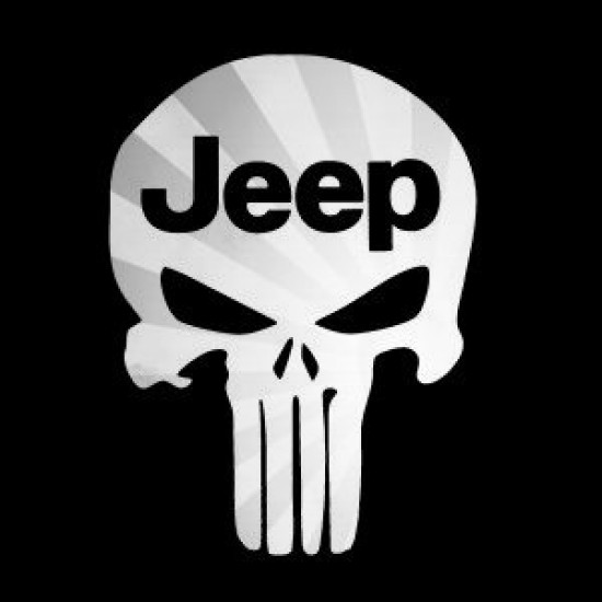 6" Jeep Punisher Vinyl Decal 