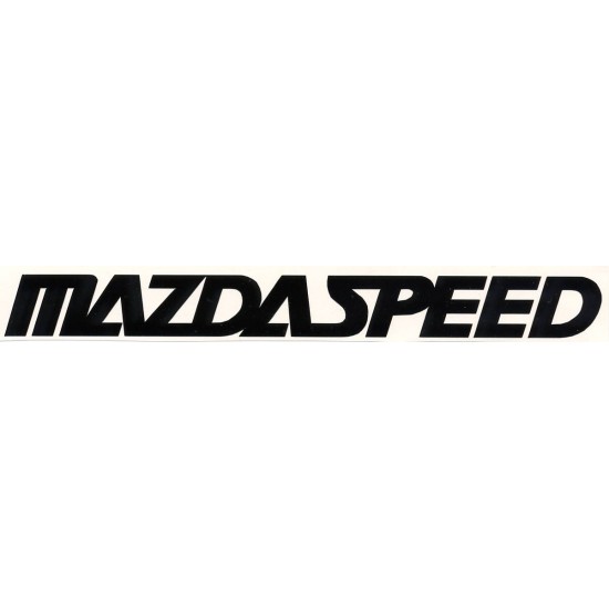  9'' Mazdaspeed Vinyl Decal Buy 2 get 3rd Free