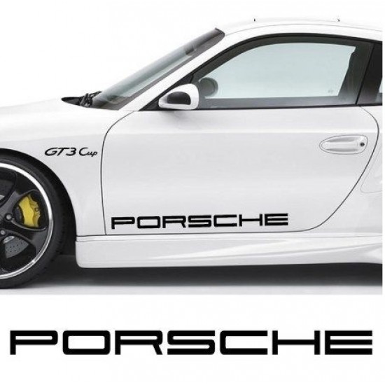  21'' Porsche Décalque Vinyle Achetez en 2 Recevez 3ieme Gratuit