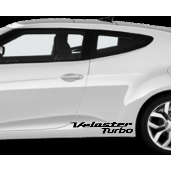  2X  10'' Hyundai Veloster Turbo Vinyl Decal Buy 2 get 3rd Free